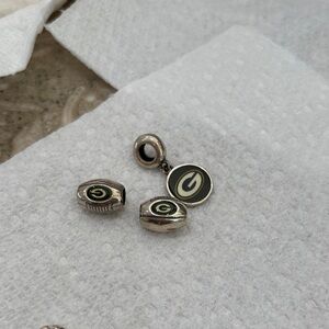 Green Bay Packers Kay Jewelry sterling Charm Set